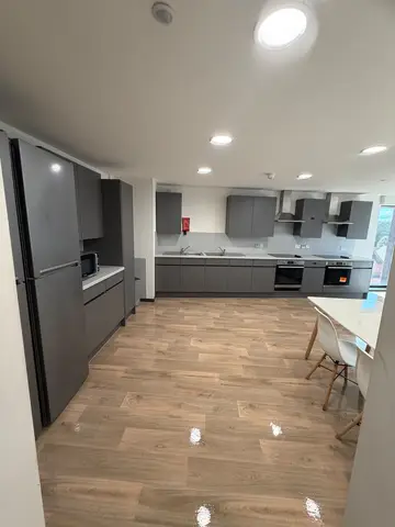 Kitchen after Klean Touch summer turnover clean, The Tannery Leicester