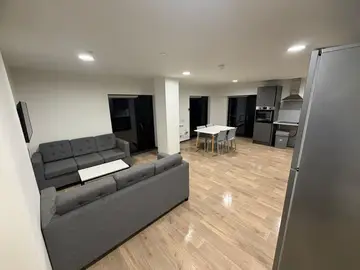 Open-Plan Kitchen & Living before Klean Touch summer turnover clean, The Tannery Leicester